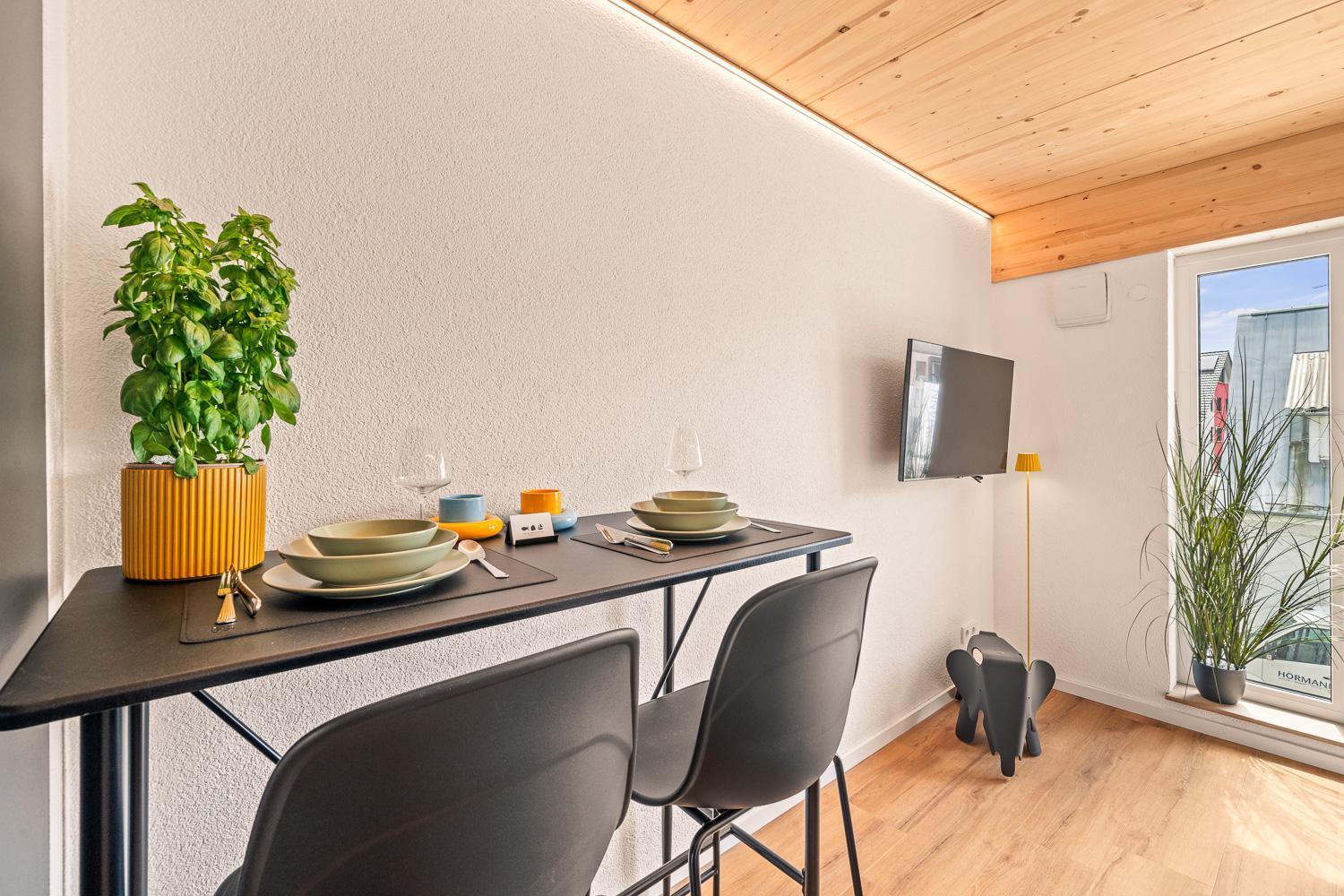 Einzimmer Wohlfuehlapartment Vier Klimatisiert 腓特烈港 外观 照片